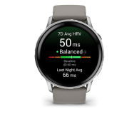 Garmin Venu 4 Silver 45mm z szarym paskiem - 1363880 - zdjęcie 3